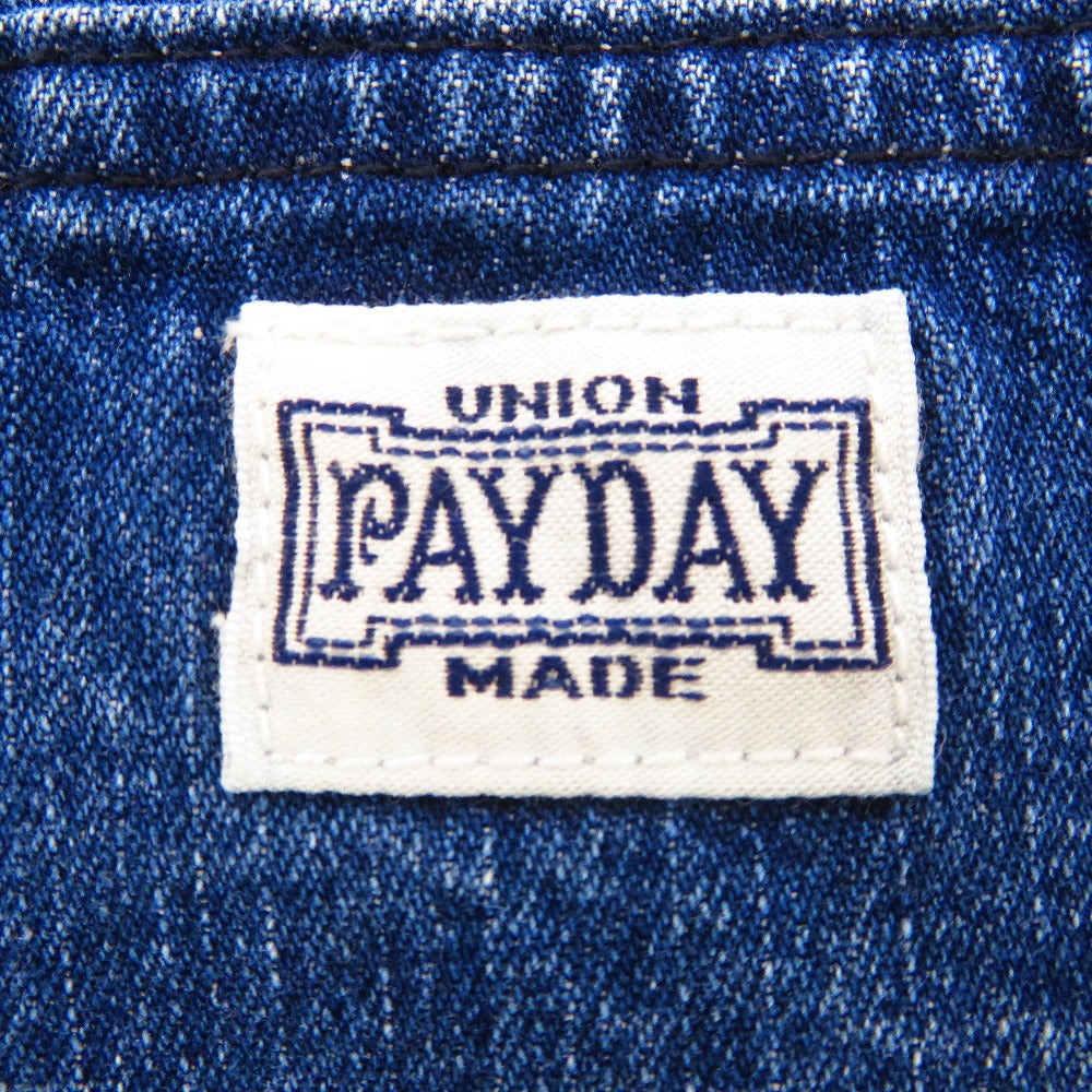 PAYDAY (ペイデイ) カバーオール PAY・DAY　カバーオール　インディゴブルー　F　PD23-CA-BCRW5 美品