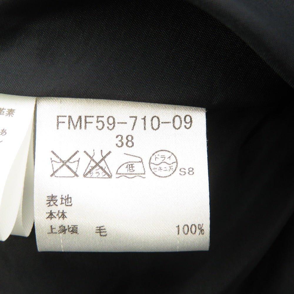 BURBERRY BLUE LABEL (バーバリーブルーレーベル) ワンピース BURBERRY BLUE LABEL　 ミニワンピース　38　ブラック×レッド　FMF59-710-09 美品