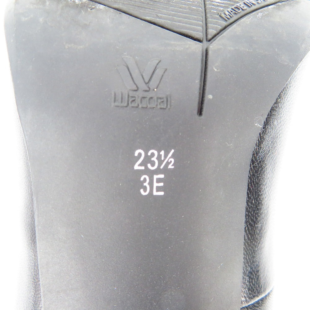 Wacoal Success Walk (ワコール サクセスウォーク) パンプス サクセスウォーク　ワコール　スクエア トゥ パンプス　ブラック　23.5cm　WFN70 長さ25cm 美品