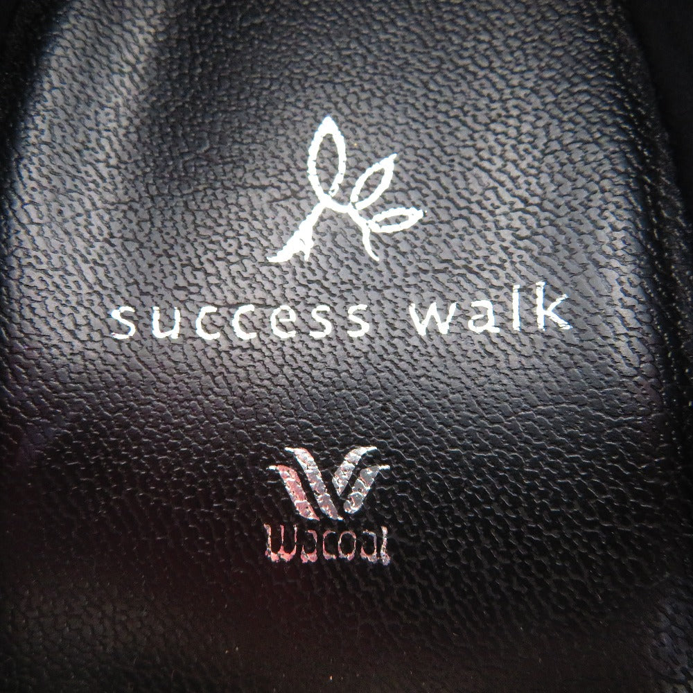 Wacoal Success Walk (ワコール サクセスウォーク) パンプス サクセスウォーク　ワコール　スクエア トゥ パンプス　ブラック　23.5cm　WFN70 長さ25cm 美品