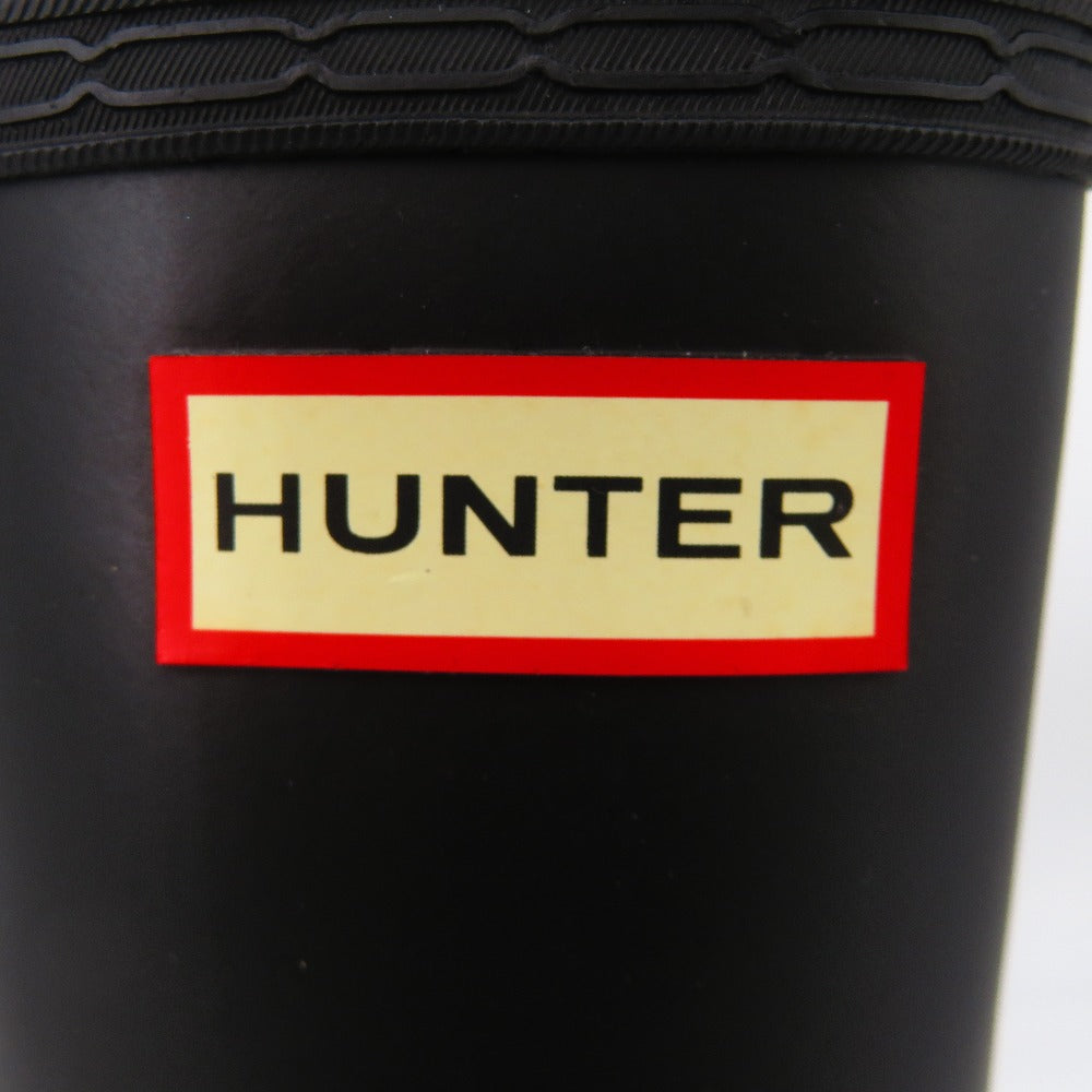 HUNTER (ハンター) レインブーツ HUNTER　レインブーツ(ロング) トールアジャスタブル　W-T1001 RMA　UK5　ブラック　24.0cm 長さ25cm 美品