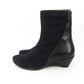 ECCO (エコー) ブーツ ecco　ショートブーツ　レザーコンビ　ブラック　23.5cm　27018351052　37　 長さ25cm