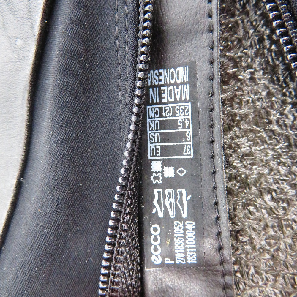 ECCO (エコー) ブーツ ecco　ショートブーツ　レザーコンビ　ブラック　23.5cm　27018351052　37　 長さ25cm
