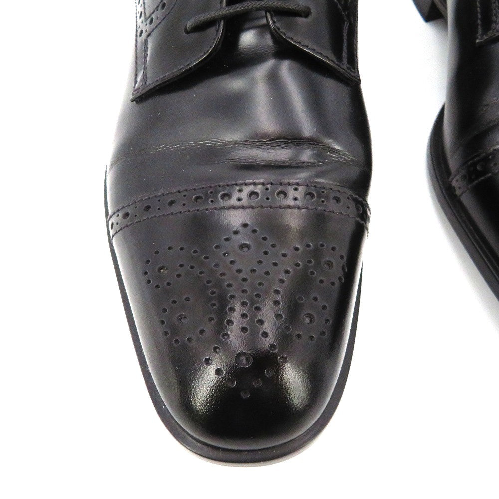 GIORGIO ARMANI (ジョルジオアルマーニ) レザーシューズ GIORGIO ARMANI　ストレートチップ(フルブローグ)　ブラック　26.0cm　 長さ29cm 美品