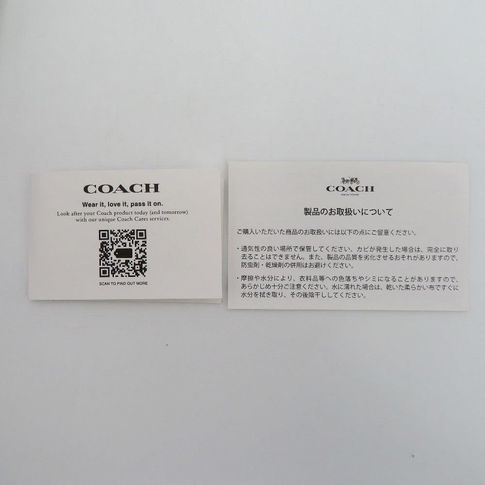 COACH (コーチ) 長財布 COACH　アコーディオン ウォレット ブラック　25517 美品