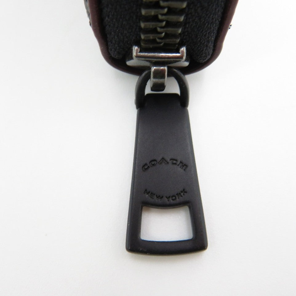 COACH (コーチ) 長財布 COACH　アコーディオン ウォレット ブラック　25517 美品