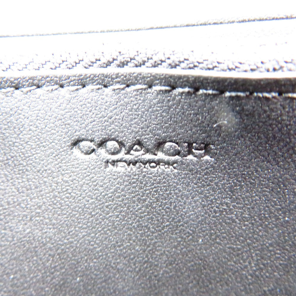 COACH (コーチ) 長財布 COACH　アコーディオン ウォレット ブラック　25517 美品