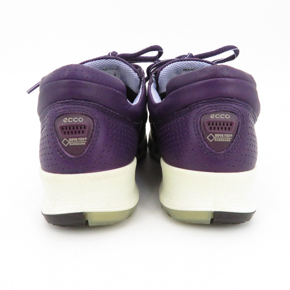 ECCO (エコー) スニーカー ecco DENISH DESIGN　レザースニーカー　GORE-TEX　パープル　37　23.5cm 長さ26cm 美品