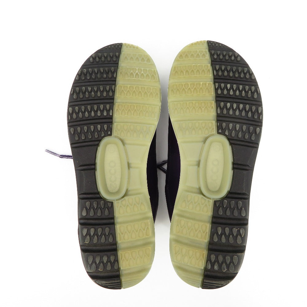 ECCO (エコー) スニーカー ecco DENISH DESIGN　レザースニーカー　GORE-TEX　パープル　37　23.5cm 長さ26cm 美品