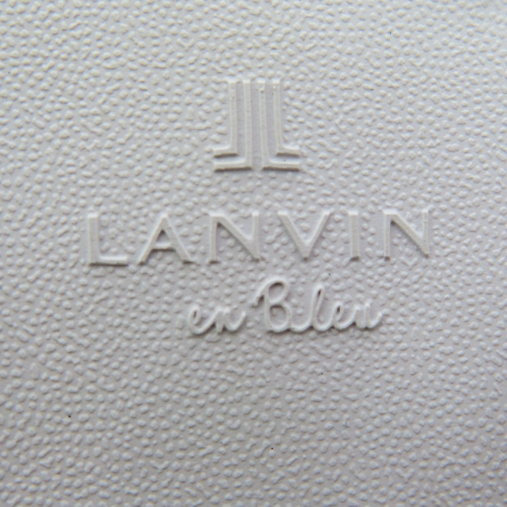 LANVIN en Bleu (ランバンオンブルー) スニーカー LANVIN en Bleu　メッシュスリッポン　スニーカー　ホワイト　2768　23.5cm 長さ26.5cm 美品
