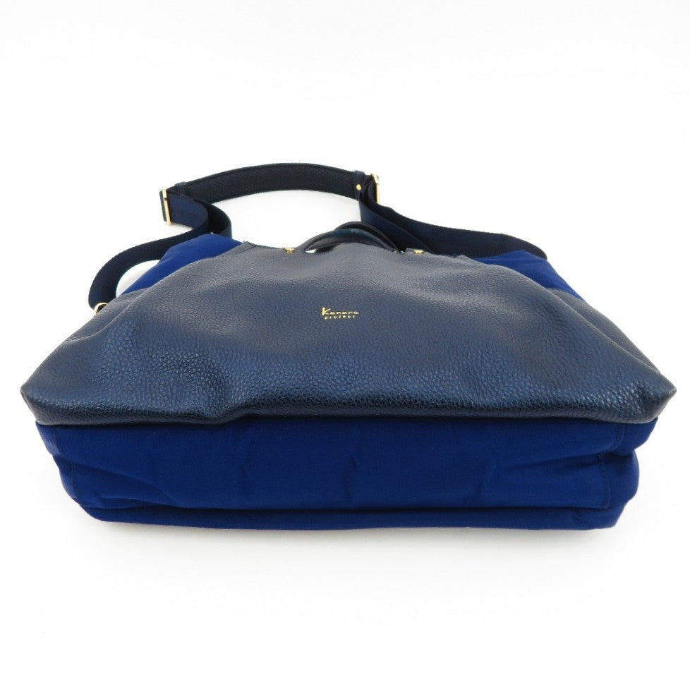 Kanana project (カナナプロジェクト) ショルダーバッグ Kanana project　2wayバッグ　ネイビー　M　31874 美品