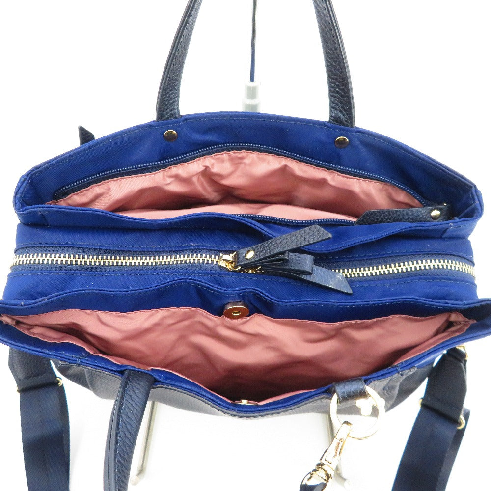Kanana project (カナナプロジェクト) ショルダーバッグ Kanana project　2wayバッグ　ネイビー　M　31874 美品