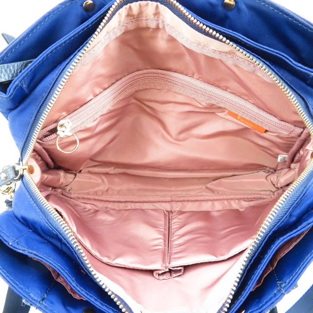 Kanana project (カナナプロジェクト) ショルダーバッグ Kanana project　2wayバッグ　ネイビー　M　31874 美品