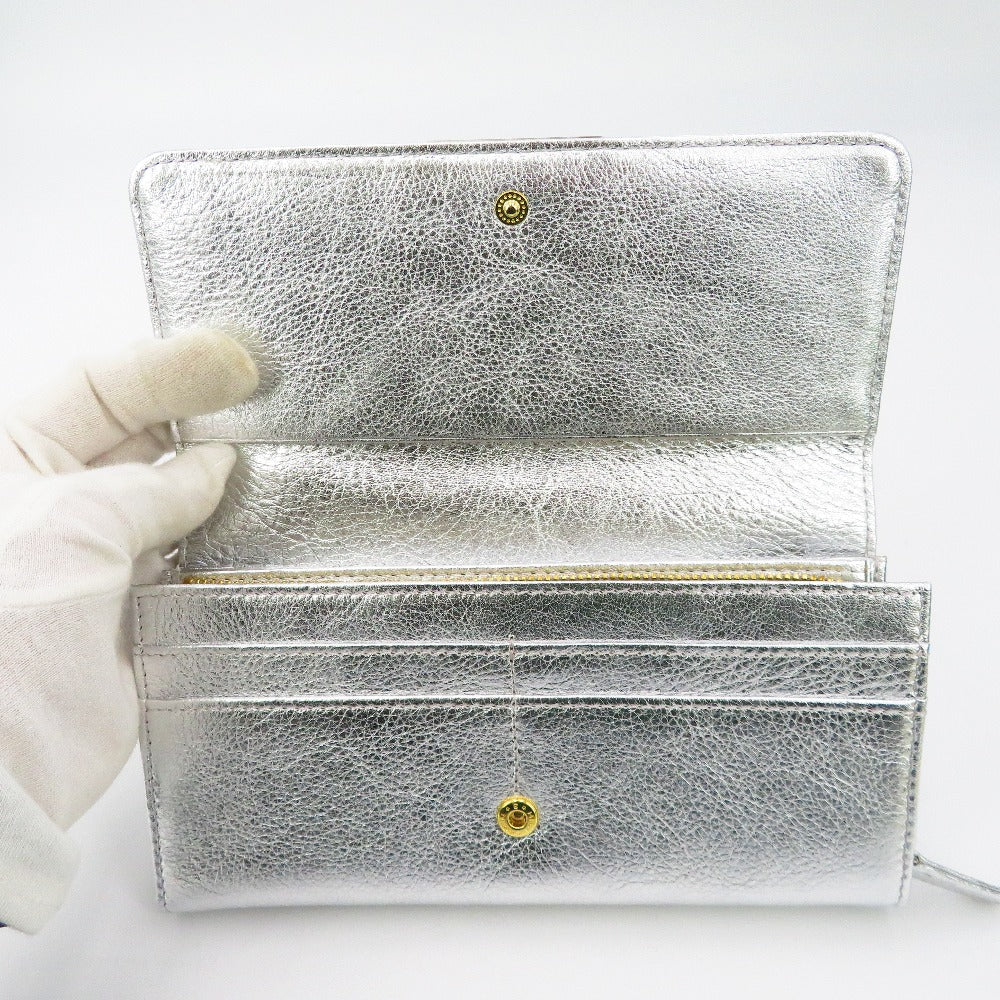 MARY QUANT (マリークヮント) 長財布 MARY QUANT　長財布　シルバー　262-911405-160-0 未使用品