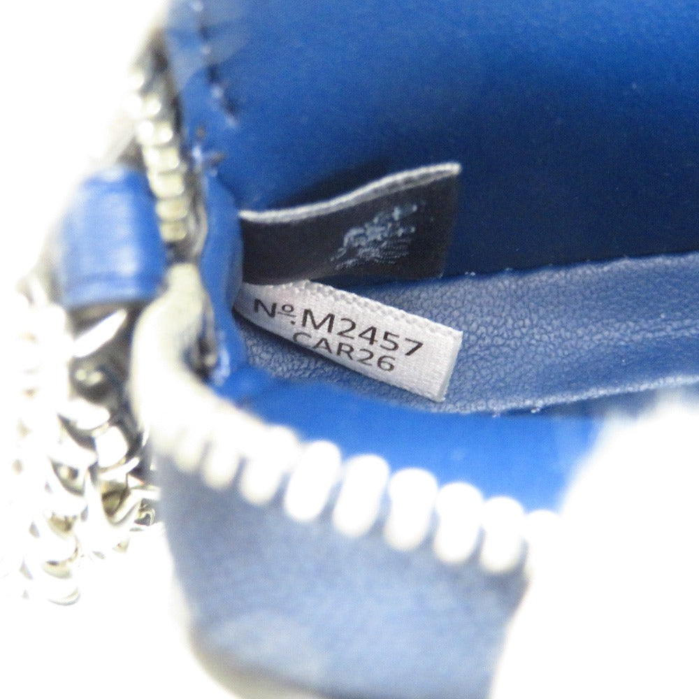 COACH (コーチ) カードケース COACH　ジップ カードケース IDケース　CAR26　デニム×スムースレザー 美品