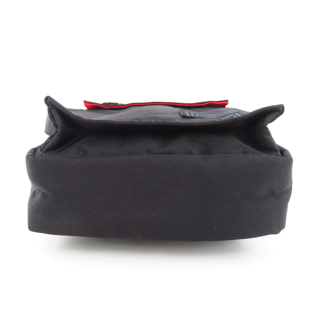 PORTER (ポーター) ショルダーバッグ PORTER×ILS　エルファイン ショルダーバッグ　S　ブラック×ｒッド　383-06694 美品