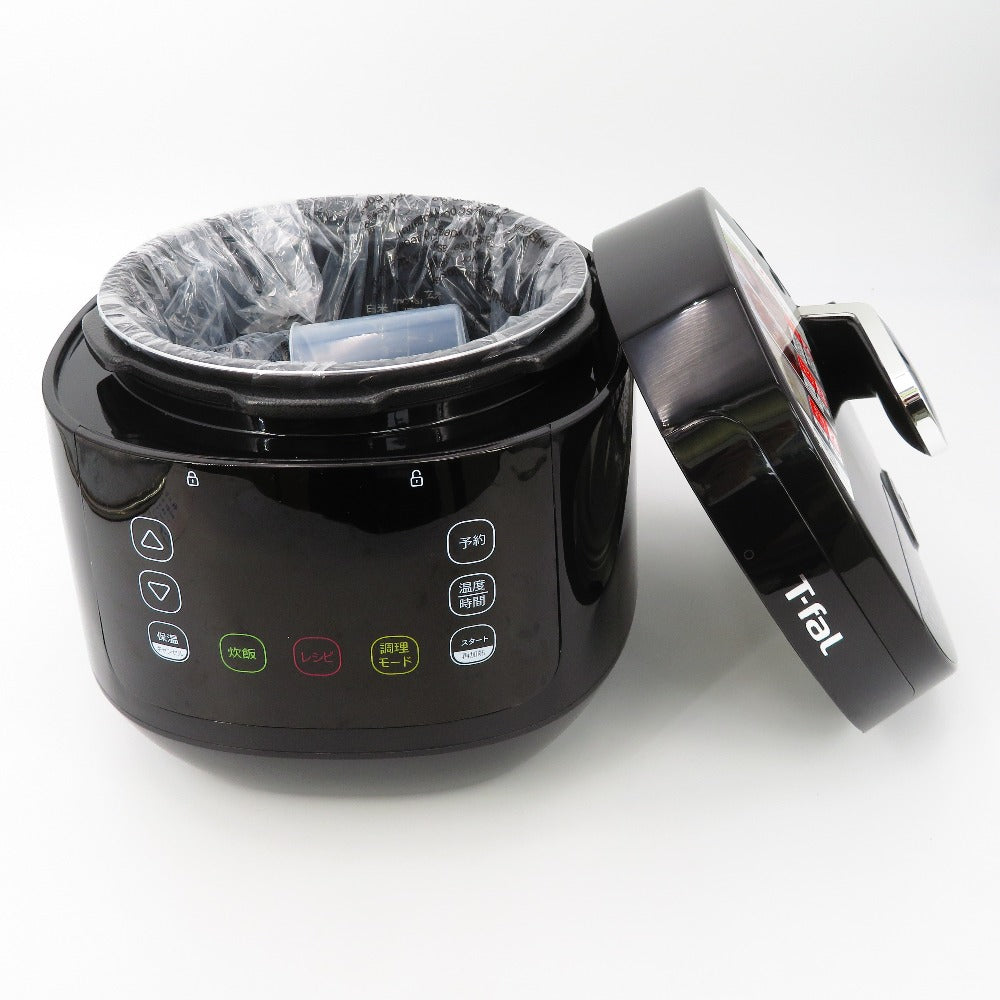 T-fal (ティファール) キッチン家電 T-fal　ラクラ・クッカー　コンパクト電気圧力鍋　3L　ブラック　CY3518JP　1台12役 未使用品