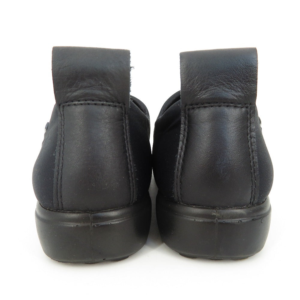 ECCO (エコー) スニーカー ecco soft7 テキスタイル GORE-TEX スリッポン　ブラック　37　23.5cm　440423 長さ25cm 美品
