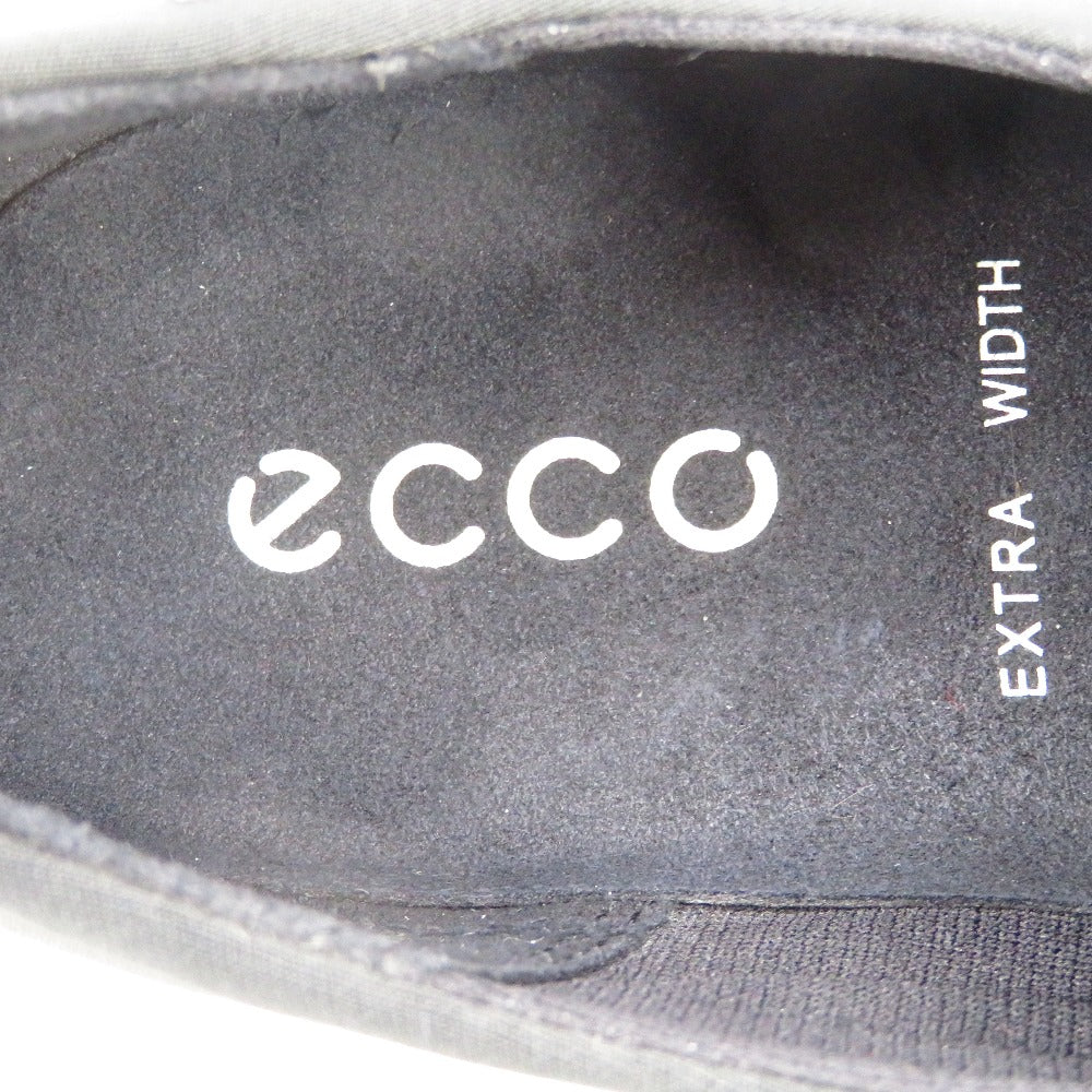 ECCO (エコー) スニーカー ecco soft7 テキスタイル GORE-TEX スリッポン　ブラック　37　23.5cm　440423 長さ25cm 美品