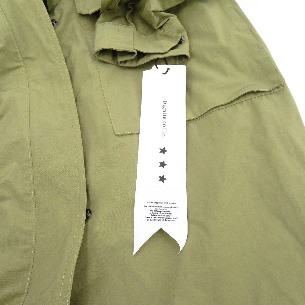 DIGNITECOLLIER (ディニテコリエ) モッズコート Dignite collier　スプリングコート　モッズコート　カーキ　F　HFI-803433　新品タグ付き 未使用品