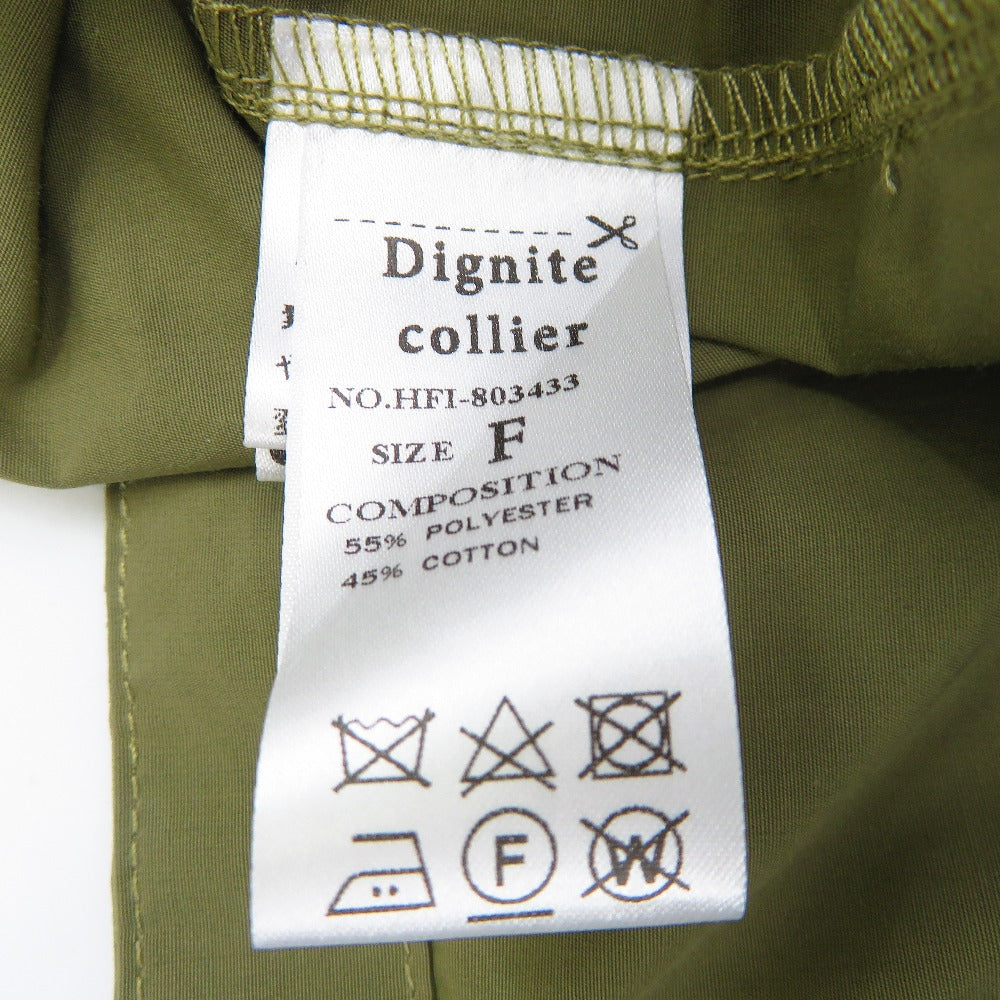 DIGNITECOLLIER (ディニテコリエ) モッズコート Dignite collier　スプリングコート　モッズコート　カーキ　F　HFI-803433　新品タグ付き 未使用品