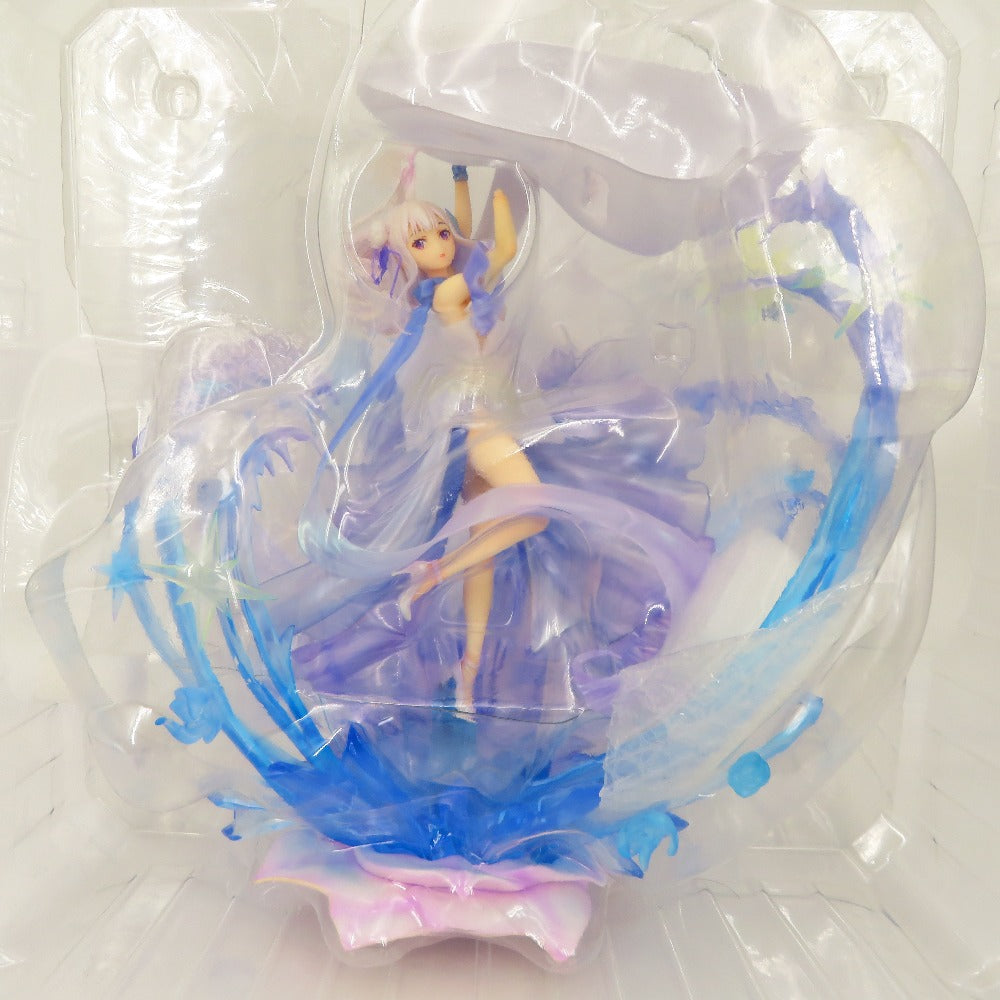 エミリア -Crystal Dress Ver- 「Re：ゼロから始める異世界生活」 SHIBUYA SCRAMBLE FIGURE 1/7 PVC製塗装済み完成品 アベマショッピング＆eStream フィギュア 未開封品