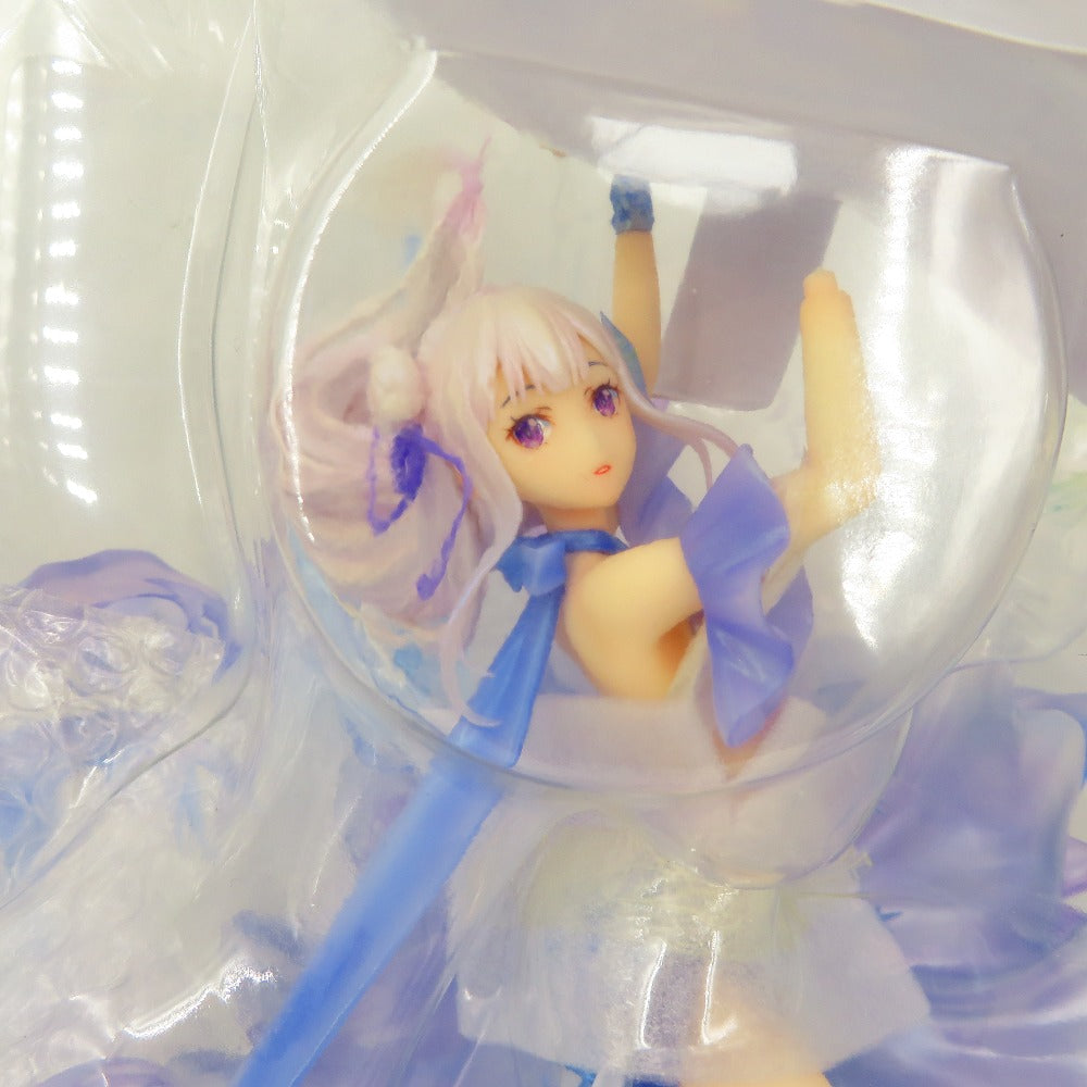 エミリア -Crystal Dress Ver- 「Re：ゼロから始める異世界生活」 SHIBUYA SCRAMBLE FIGURE 1/7 PVC製塗装済み完成品 アベマショッピング＆eStream フィギュア 未開封品