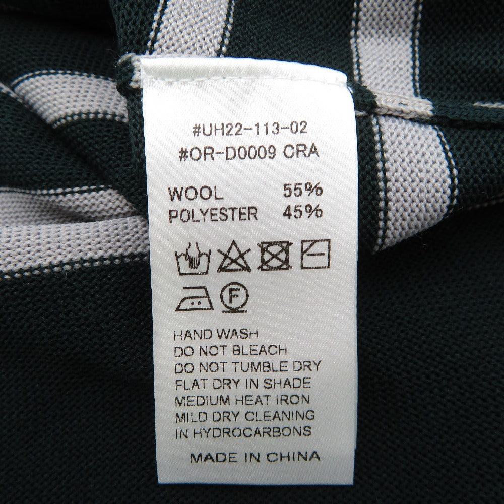 ORCIVAL (オーシバル) ニット ORCIVAL　ニット プルオーバー　ボーダー　GREEN×GREY　1　OR-D0009 CRA 美品