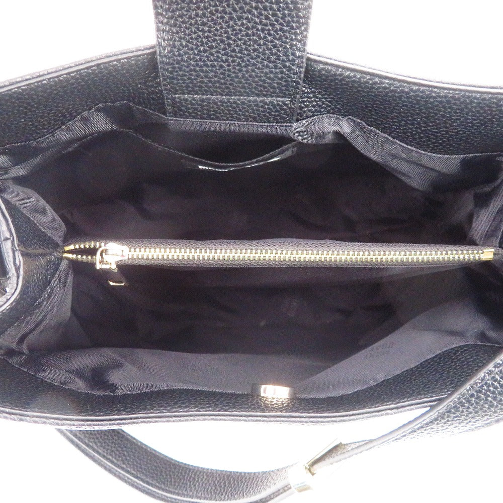 MARY QUANT (マリークヮント) ショルダーバッグ MARY QUANT　シュリンクデイジー　エンボストート　ワンショルダー　ブラック　 美品