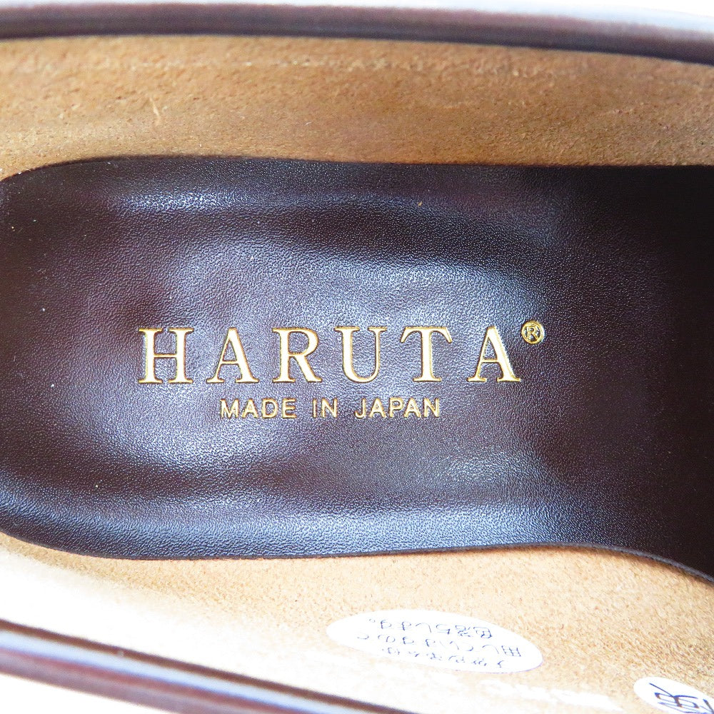HARUTA (ハルタ) レザーシューズ HARUTA　キルトタッセルローファー　ブラウン　23.0cm　313 長さ24.3cm 美品