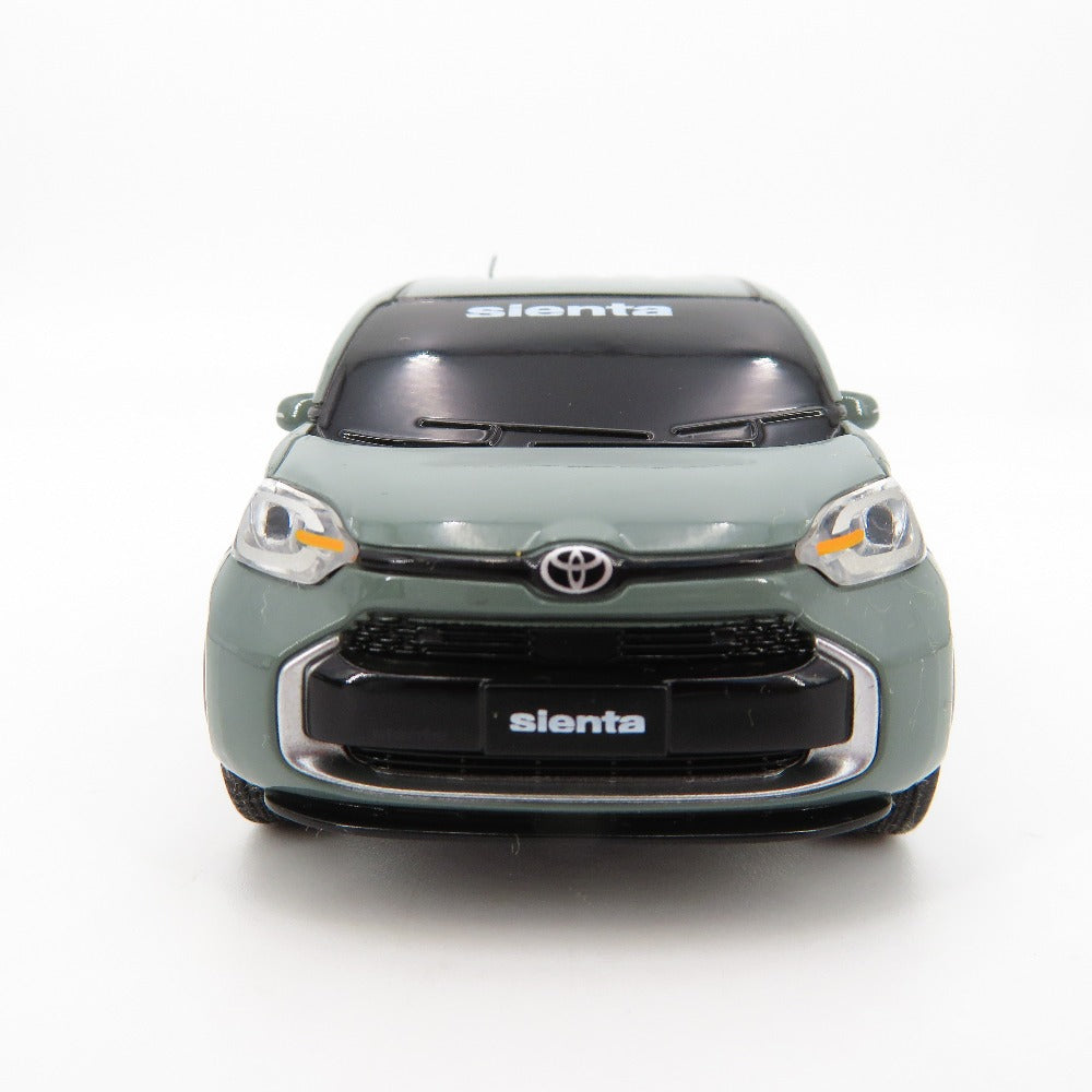 TOYOTA (トヨタ) 模型 TOYOTA ミニカー トヨタ シエンタ SIENTA アーバンカーキ プルバックカー カラーサンプル 美品