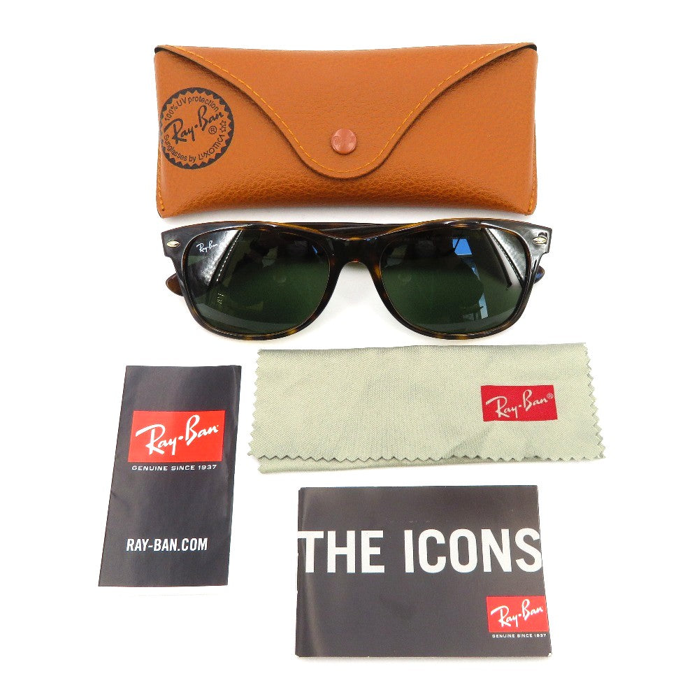 Ray-Ban (レイバン) サングラス RayBan　NEW WAYFARER CLASSIC　ニューウェイファーラークラシック　RB2132F-902L　55□18 美品