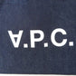 A.P.C. (アーペーセー) トートバッグ A.P.C　ロゴプリント デニム トートバッグ　インディゴネイビー　COCSX M61446 IAI INDIGO 美品