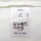 A.P.C. (アーペーセー) 半袖Ｔシャツ A.P.C.　RETRO Ｔシャツ　ロゴプリントＴシャツ　Ｌ　オフホワイト×モスグリーン　23245-1-92991 美品