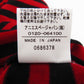 agnes b. (アニエスベー) 半袖Ｔシャツ agnis.ｂ　ボーダーロングＴシャツ　レッド×ブラック　1　0330J008 未使用品