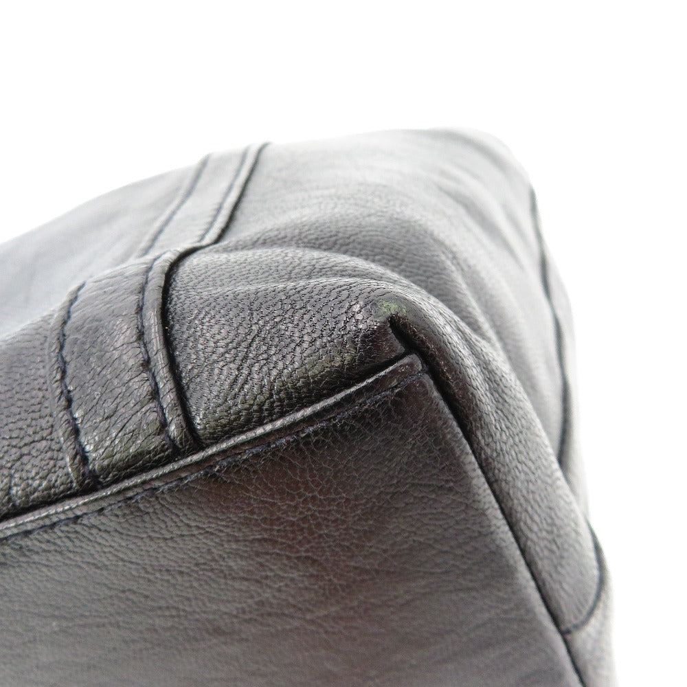genten (ゲンテン) トートバッグ genten　ゴートベーシック ハンドバッグ　トートバッグ　ブラック　44128-12 美品