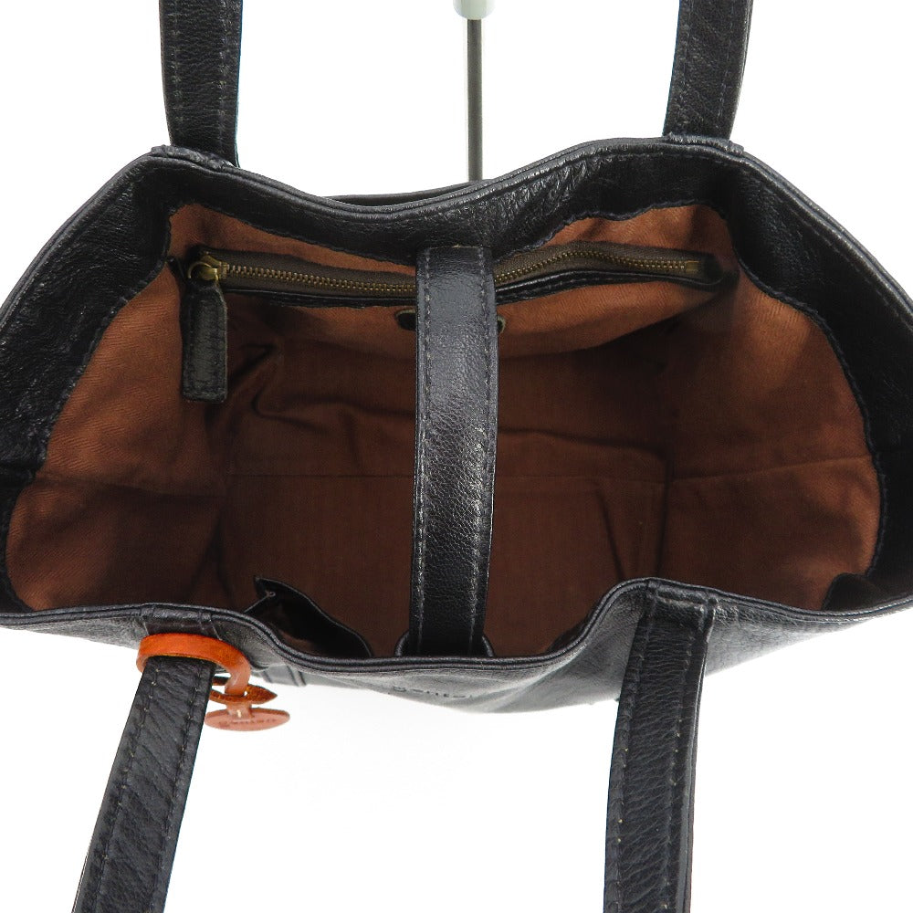 genten (ゲンテン) トートバッグ genten　ゴートベーシック ハンドバッグ　トートバッグ　ブラック　44128-12 美品