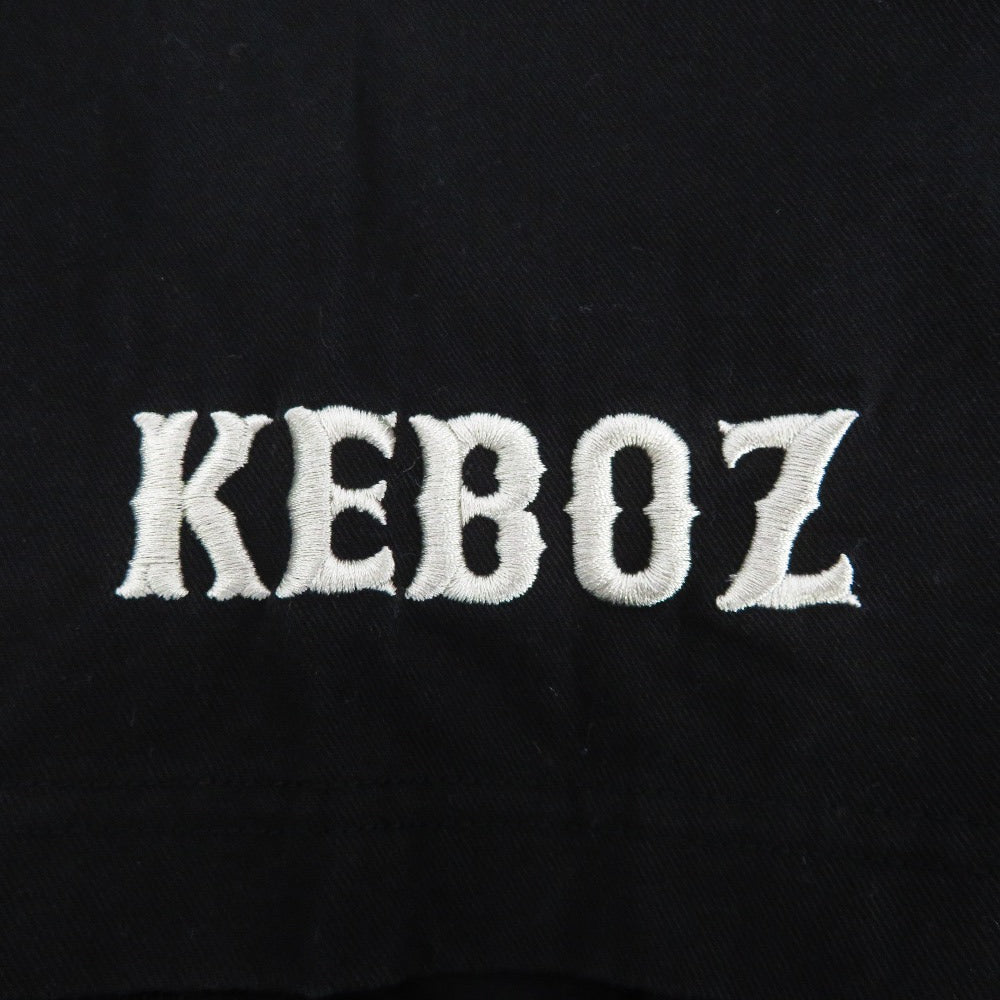 keboz (ケボズ) 半袖Ｔシャツ CALEE×KEBOZ　BASEBALL SHORTS セットアップ　キャップ付き　XL 　ブラック 美品
