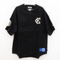 keboz (ケボズ) 半袖Ｔシャツ CALEE×KEBOZ　BASEBALL SHORTS セットアップ　キャップ付き　XL 　ブラック 美品