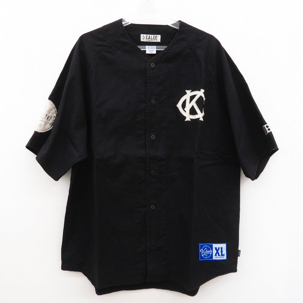 keboz (ケボズ) 半袖Ｔシャツ CALEE×KEBOZ　BASEBALL SHORTS セットアップ　キャップ付き　XL 　ブラック 美品