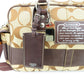 COACH (コーチ) ハンドバッグ COACH　シグネチャー　ボストンバッグ　ベージュ　F77179 美品