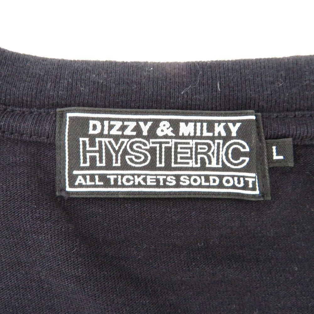 HYSTERIC GLAMOUR (ヒステリックグラマー) 半袖Ｔシャツ HYSTERIC GLAMOUR　Tシャツ　ブラック　L 02251CT19　1 美品