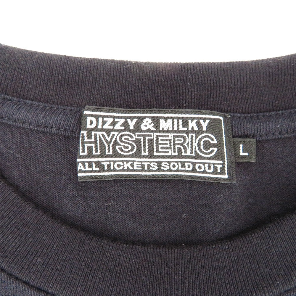 HYSTERIC GLAMOUR (ヒステリックグラマー) 半袖Ｔシャツ HYSTERIC GLAMOUR　Tシャツ　ブラック　L 02251CT42　2 美品