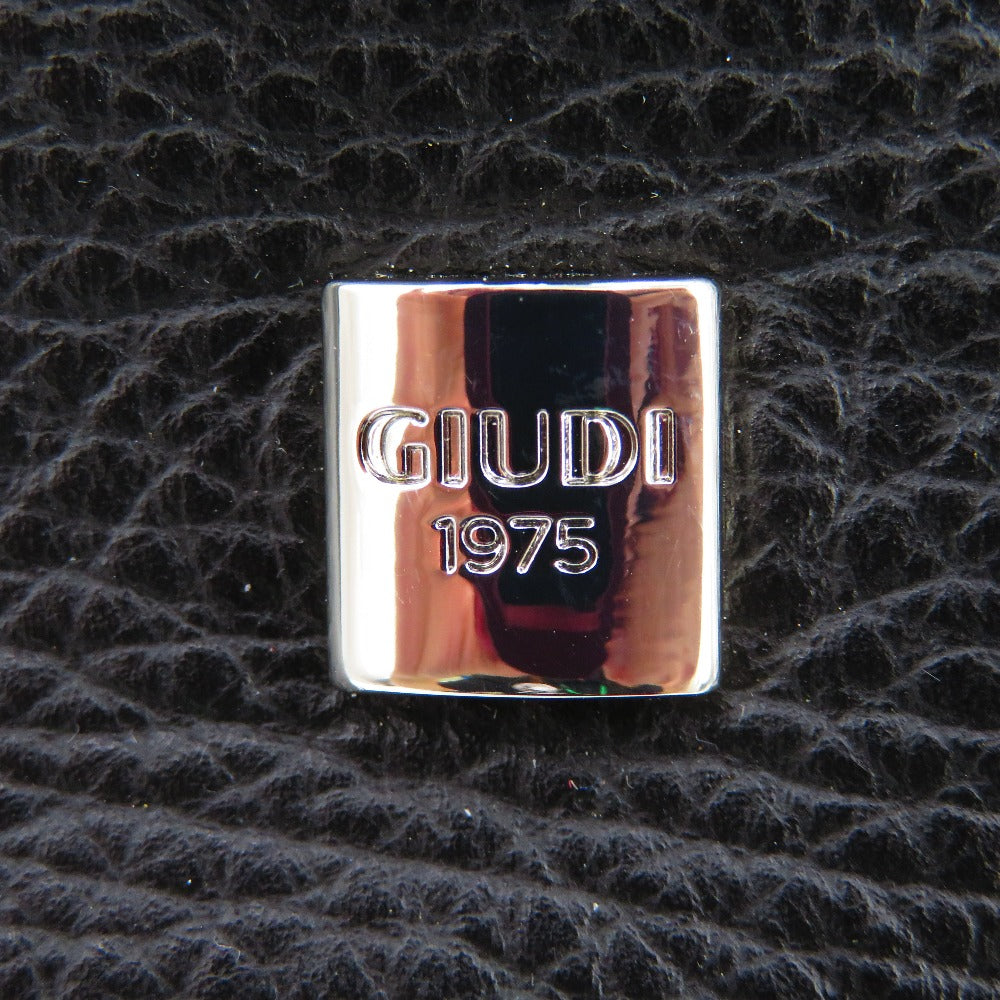 GIUDI (ジウディ) リュック GIUDI　イタリア製ソフトエンボスレザー　リュックサック　ブラック　ビジネスリュック 未使用品