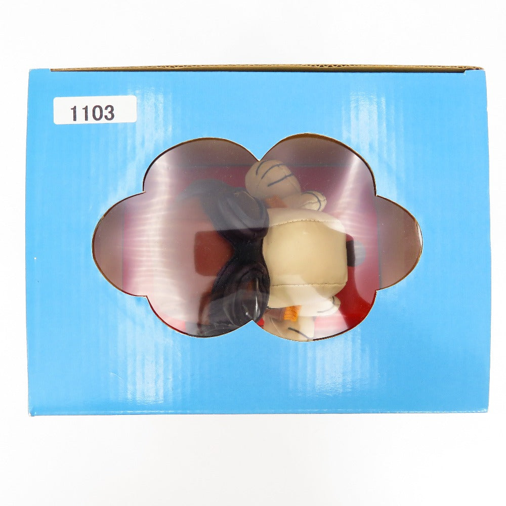 キャラクターグッズ レザースヌーピー　FLYING ACE 1103　ぬいぐるみ　シリアルナンバー入り　1103/2000 美品