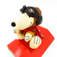 キャラクターグッズ レザースヌーピー　FLYING ACE 1103　ぬいぐるみ　シリアルナンバー入り　1103/2000 美品