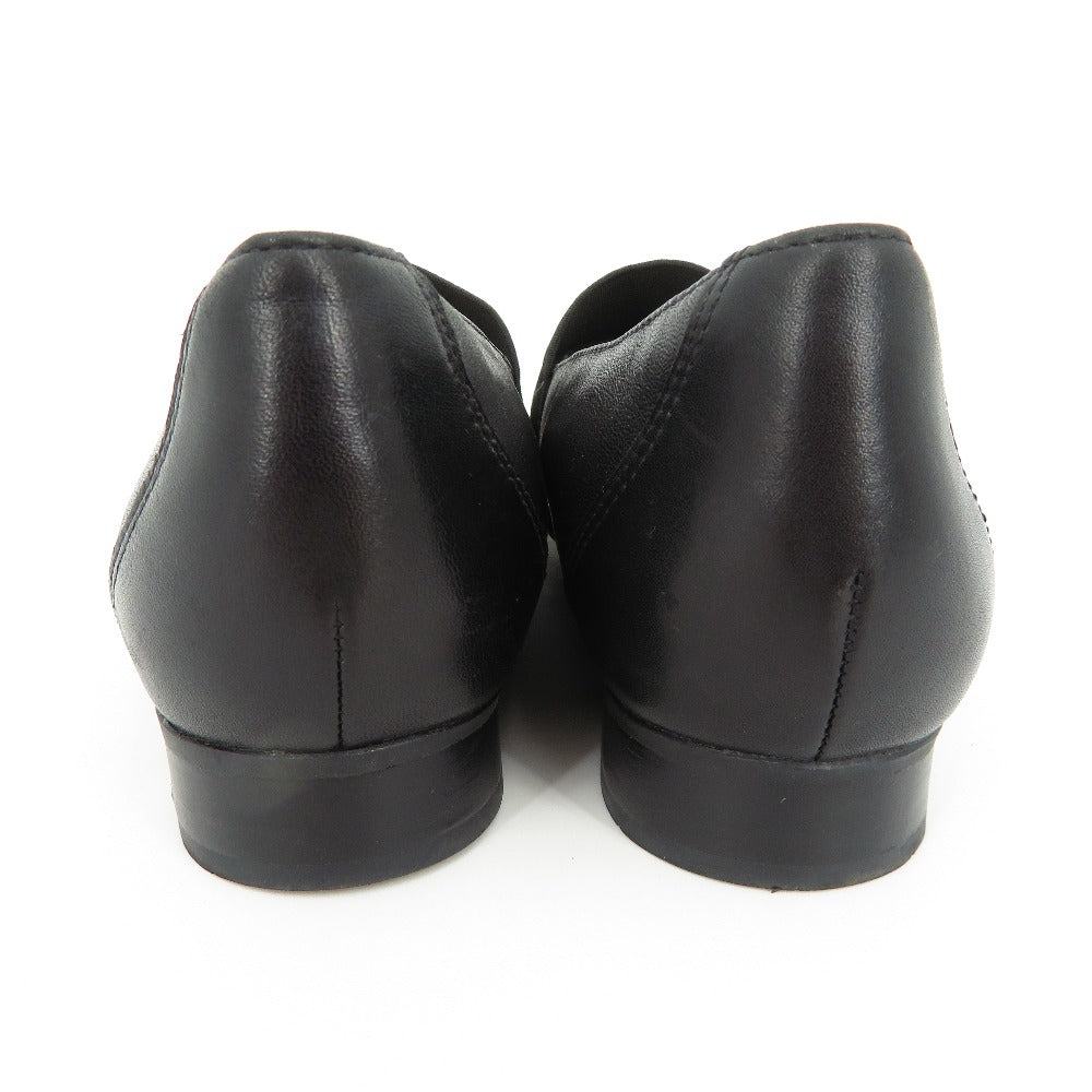 Clarks (クラークス) パンプス unstructured by Clarks　アンブラッシュロー　パンプス　ブラック　22.0cm 長さ23.5cm 美品
