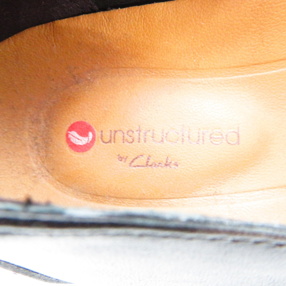 Clarks (クラークス) パンプス unstructured by Clarks　アンブラッシュロー　パンプス　ブラック　22.0cm 長さ23.5cm 美品