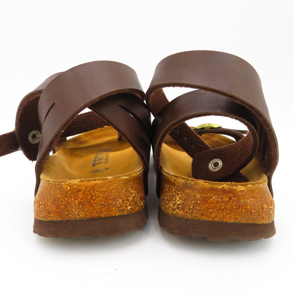 BIRKENSTOCK (ビルケンシュトック) サンダル Tatami　BIRKENSTOCK　モルジブ　803293　ダークブラウン　34　22.0cm 長さ24.5cm 美品