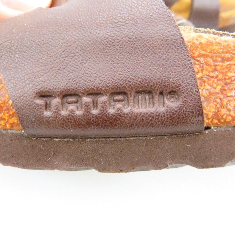 BIRKENSTOCK (ビルケンシュトック) サンダル Tatami　BIRKENSTOCK　モルジブ　803293　ダークブラウン　34　22.0cm 長さ24.5cm 美品